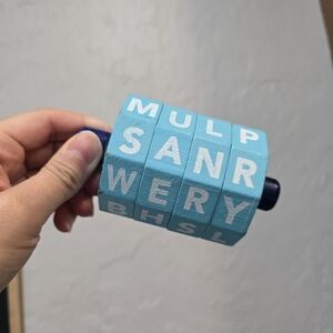 Wooden Word Spinner Spelling Aid